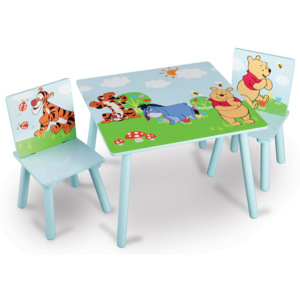 Delta Dětský stůl s židlemi Medvídek Pú