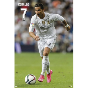 Posters Plakát, Obraz - Real Madrid CF - Ronaldo 15/16, (61 x 91,5 cm)