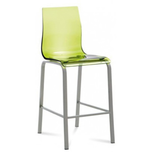 Gel-R-Sgb - Barová židle (hliník, zelená)