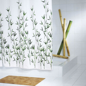 Sprchový závěs 180 x 200 cm Sapho BAMBUS, polyester / 47305