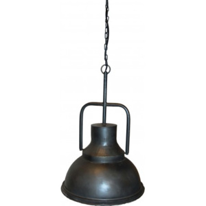 Industrial style, Zinkovaná závěsná lampa 40 x39 cm (975)