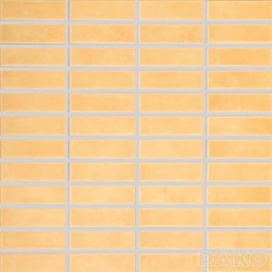 Rako TULIP Mozaika 2,3 x 7,3, oranžová, 30 x 30 cm / GDMAJ007
