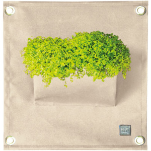 The Green Pockets Kapsář na květiny AMMA 50x45cm, béžová