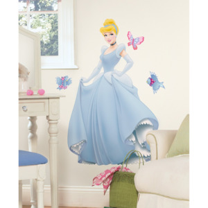 Samolepky Disney Princess. Princezna Cinderella - Popelka
