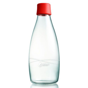 ReTap lahev na vodu, červená, 0,8 L