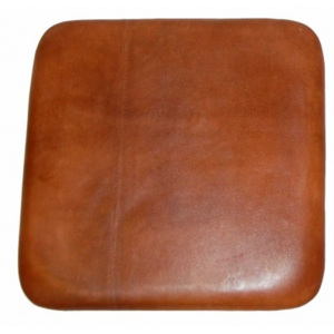 Industrial style, Kožený vankúš na sedadlo pre barovú stoličku 30x30cm (810)