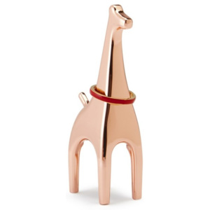 Stojánek na prstýnky Umbra Anigram Giraffe - měděný