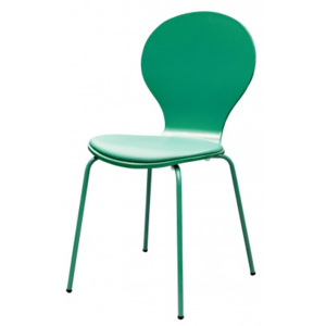 Flower - Jídelní židle, sedák (jadeitová, eko kůže)