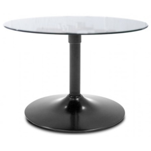 Konferenční stolek LOLA 9307-090+TRUMPET 9341-824 (sklo/černá)