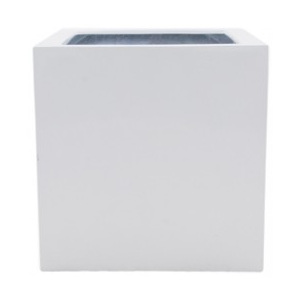 Fiberstone Square Glossy White 60x60x60cm