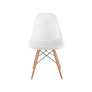Židle DSW bílá lesklá (Světlá)  QSM041 Design Project