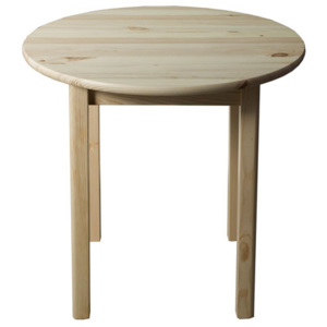 MAGNAT Stůl průměr 50 cm nr.3, masiv borovice