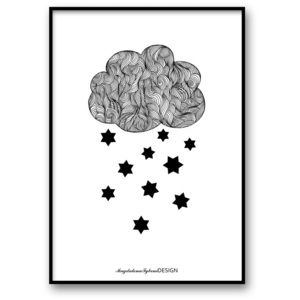 Plakát Raining Stars A4