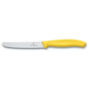 Victorinox 6.7836.L118 Nůž s vlnkovým ostřím žlutý 11 cm