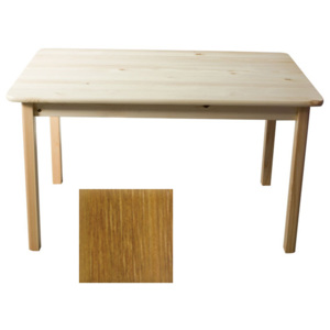 MAGNAT Stůl 150 x 75 cm nr.1, masiv borovice/moření dub