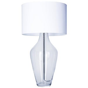 Stolní lampa 4Concepts - VALENCIA L0110031401 Ze skla s textilním stínidlem značky 4Concepts. Doporučujeme jako doplňkové osvětlení