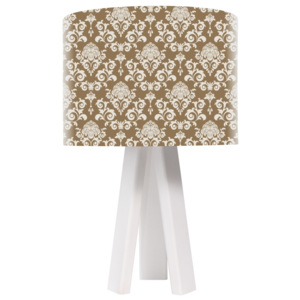 Svítidlo Art Deco Beige & White stolní