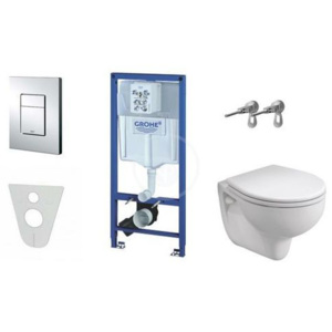 Grohe Rapid SL Sada pro závěsné WC + klozet a sedátko Ideal Standard Quarzo 38528SET-KR