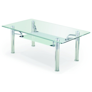 Halmar Konferenční stolek EDNA, kov/sklo