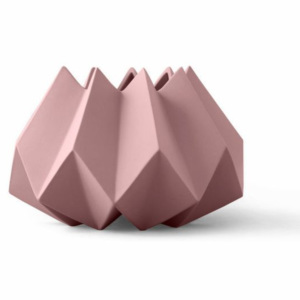 MENU Designová váza Folded Vase od Menu, Taupe
