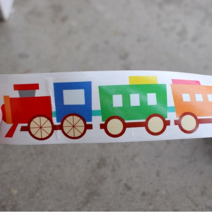 Washi maxi páska na zeď "vlak"
