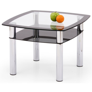Halmar Konferenční stolek SALOME KWADRAT, kov/sklo