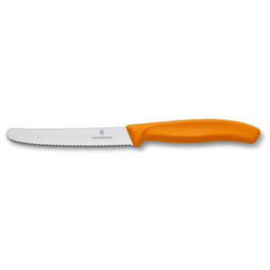 Victorinox 6.7836.L119 Nůž s vlnkovým ostřím oranžový 11 cm