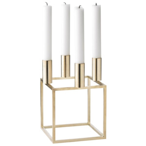 Svícen Kubus 4 Brass