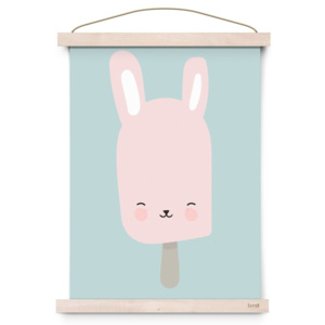 Plakát do dětského pokojíčku Polar Bunny A3