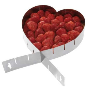 WESTMARK forma na dort nastavitelná srdce výška 5 cm