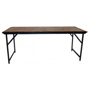 Industrial style, Jídelní stůl 75x184x76cm (1078)