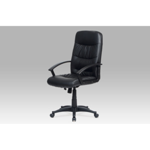 Autronic Kancelářská židle, koženka černá KA-N318 BK