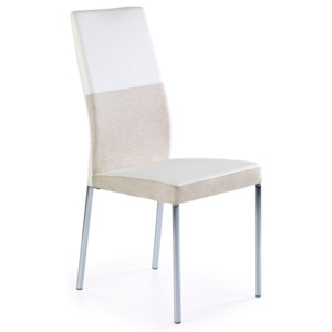 Halmar Židle K173, béžová/bílá