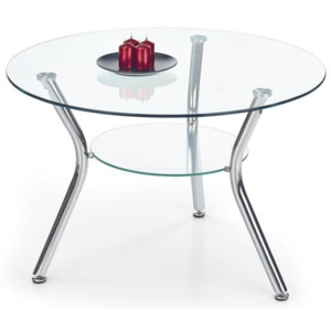 Halmar Konferenční stolek BECKY, kov/sklo