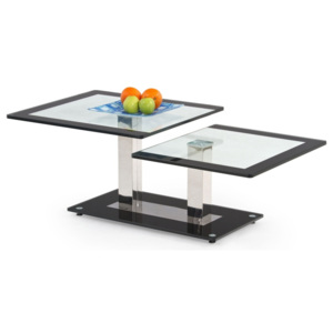 Halmar Konferenční stolek NEVADA, kov/sklo
