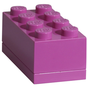LEGO® Storage Lego mini úložný box růžový