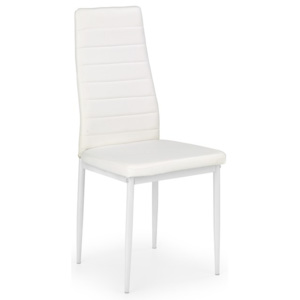 Kovová židle K70 Halmar bílo-černá