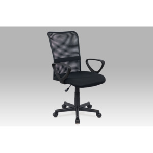 Kancelářská židle, mesh černá, výškově nastavitelná, KA-N844 BK