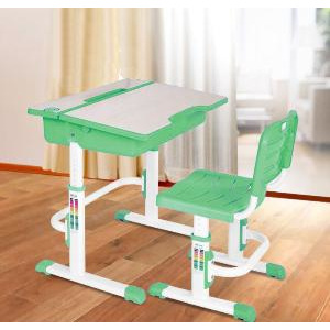 Halmar Dětský psací stůl a židle ASTRO 2, zelená
