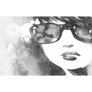 Obraz Black&White Sunglasses, 45 x 70 cm