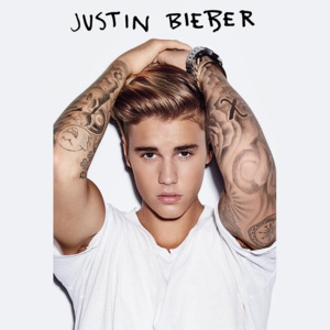 Plakát, Obraz - Justin Bieber - White, (61 x 91,5 cm)