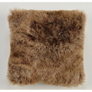 Oboustranný kožešinový polštář s krátkým chlupem Rusty, 50x50 cm