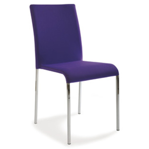 Autronic Jídelní židle chrom/fialová WE-5010 PUR2