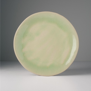 Velký kulatý talíř s nepravidelným okrajem CELADON 26 cm