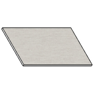 Kuchyňská pracovní deska OTAVIANO 30 cm aluminium mat