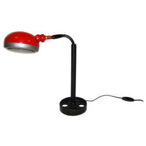Industrial style, Stolní červená lampa 40xx40cm (986)