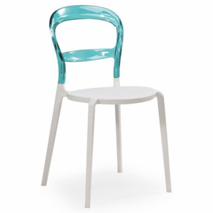 HM MÖBEL | Jídelní židle K-100 - Modro-zelená