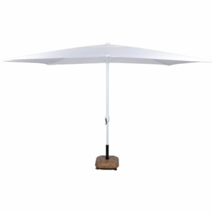 OEM D06308 Slunečník obdélníkový 2x3 m - bílá