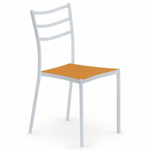 HM MÖBEL | Jídelní židle K-159 - Bílo-pomerančová