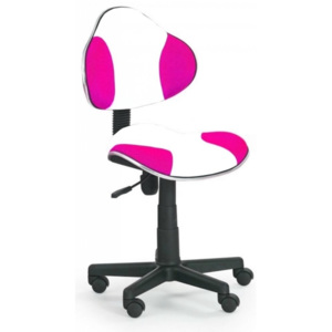 Falco nábytek Židle OZY-G2- bílo růžová
